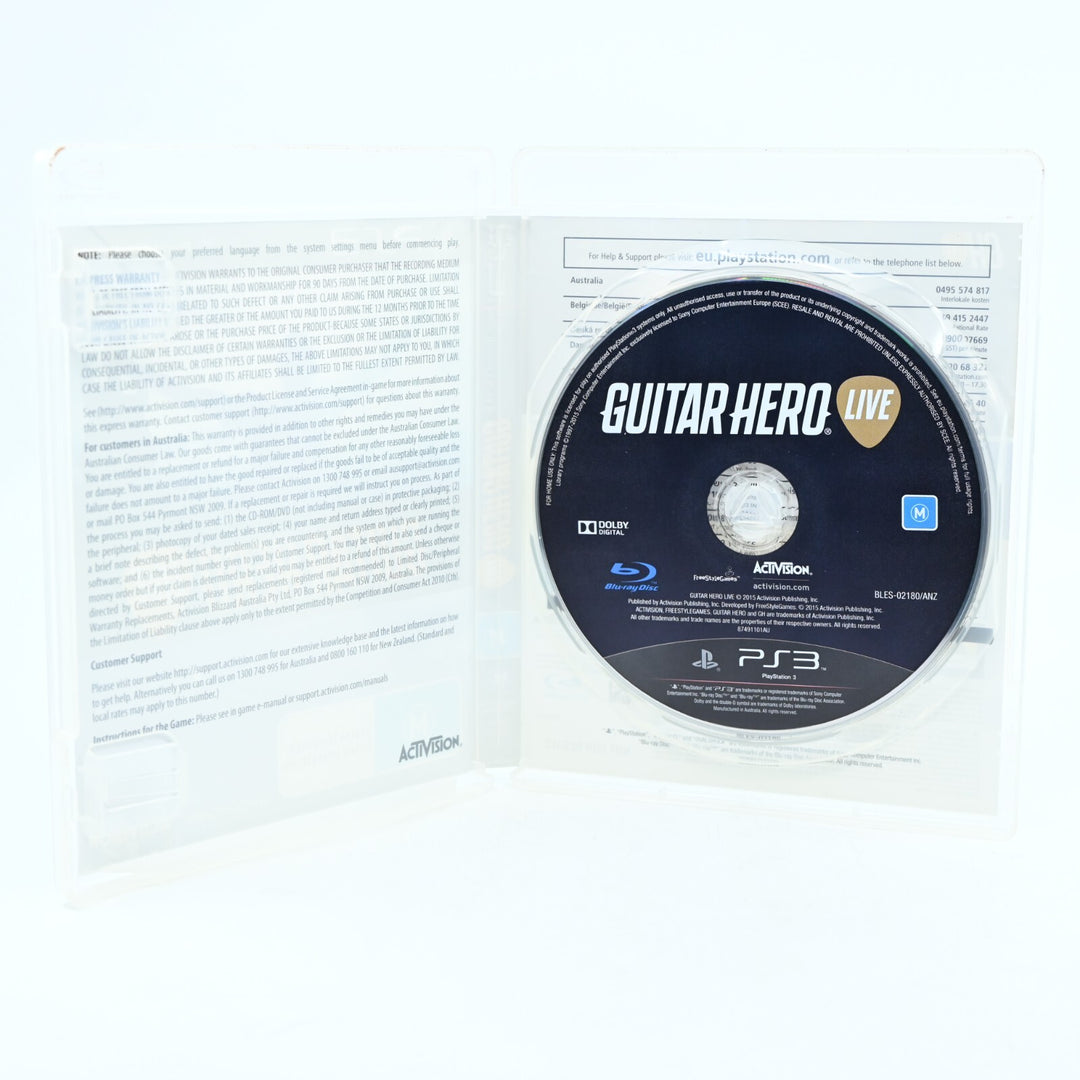 Guitar Hero Live - Sony Playstation 3 / PS3 Game - MINT DISC!