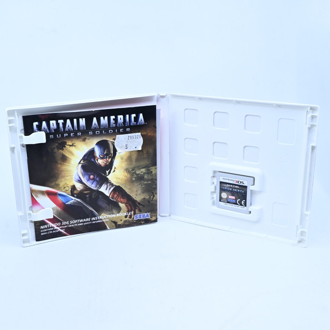 Captain America: Super Soldier - Nintendo 3DS Game - PAL + Manual - FREE POST!