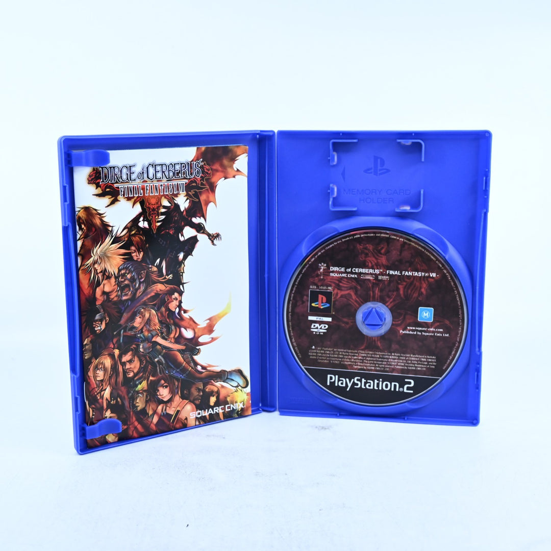Dirge of Cerberus: Final Fantasy VII 7 - Sony Playstation 2 / PS2 Game + Manual