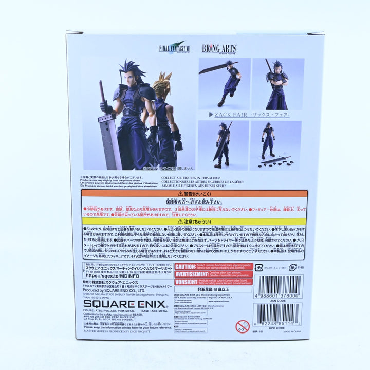 SEALED! Zack Fair - 18 - Final Fantasy VII - Bring Arts - Action Figure / Toy