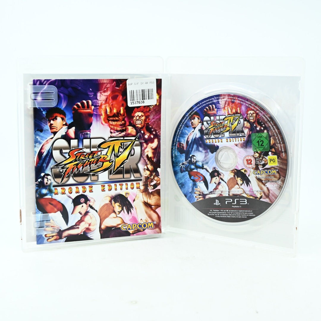 Super Street Fighter IV Arcade Edition - Sony Playstation 3 / PS3 Game + Manual