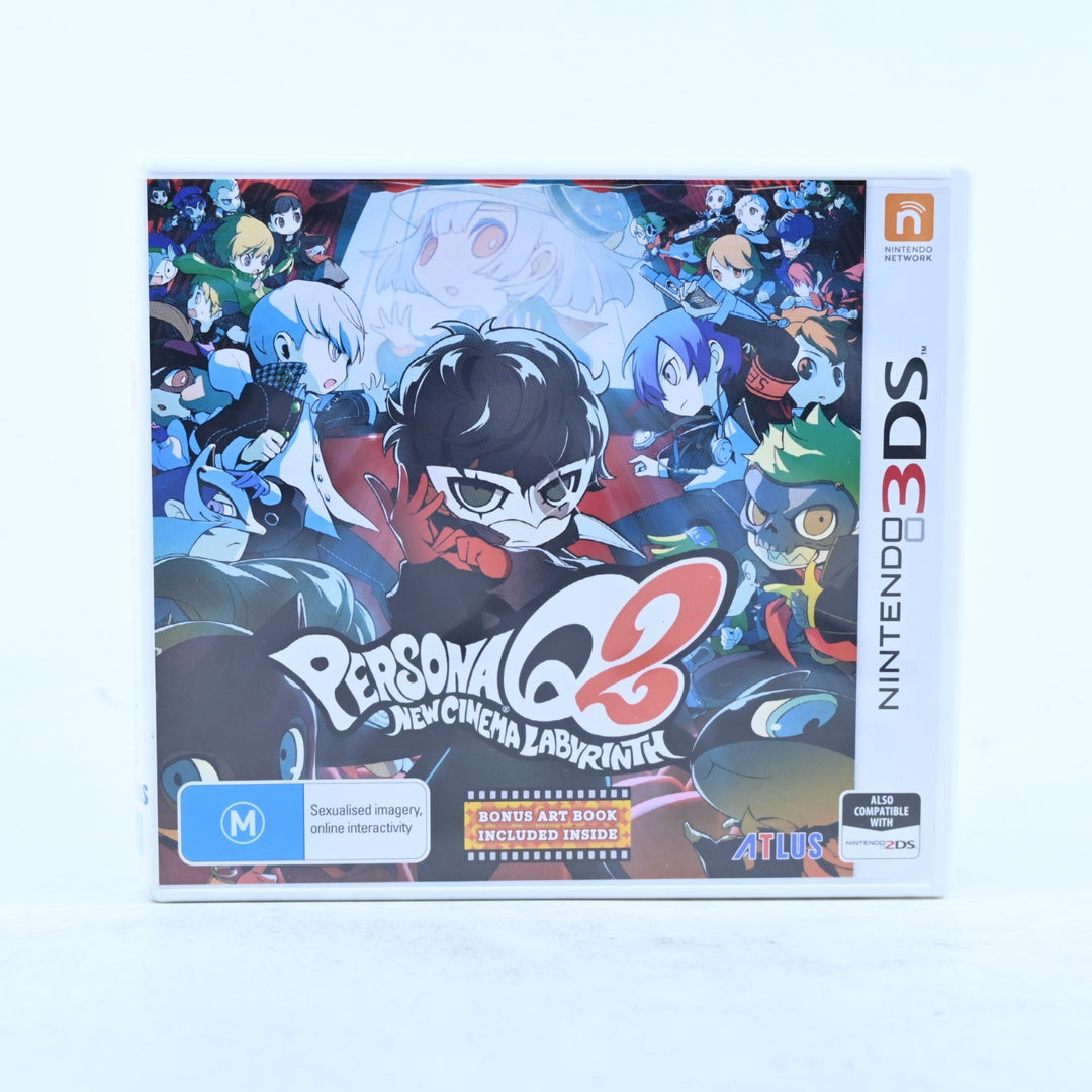 Persona Q2: New Cinema Labyrinth - Nintendo 3DS Game - PAL + Manual
