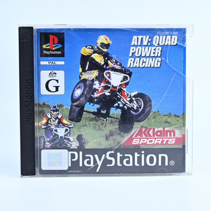ATV: Quad Power Racing - Sony Playstation 1 / PS1 Game + Manual - PAL