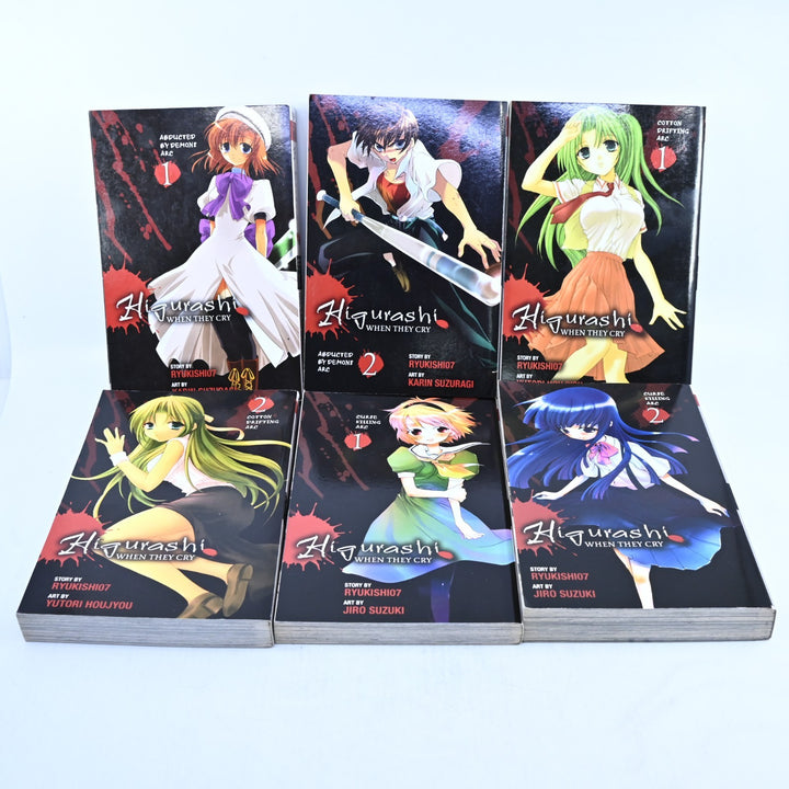 Higurashi: When They Cry - Volumes 1-6 - Ryukishi07 - Yen Press - Manga