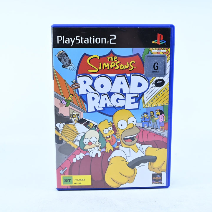 The Simpsons Road Rage - Sony Playstation 2 / PS2 Game + Manual - PAL