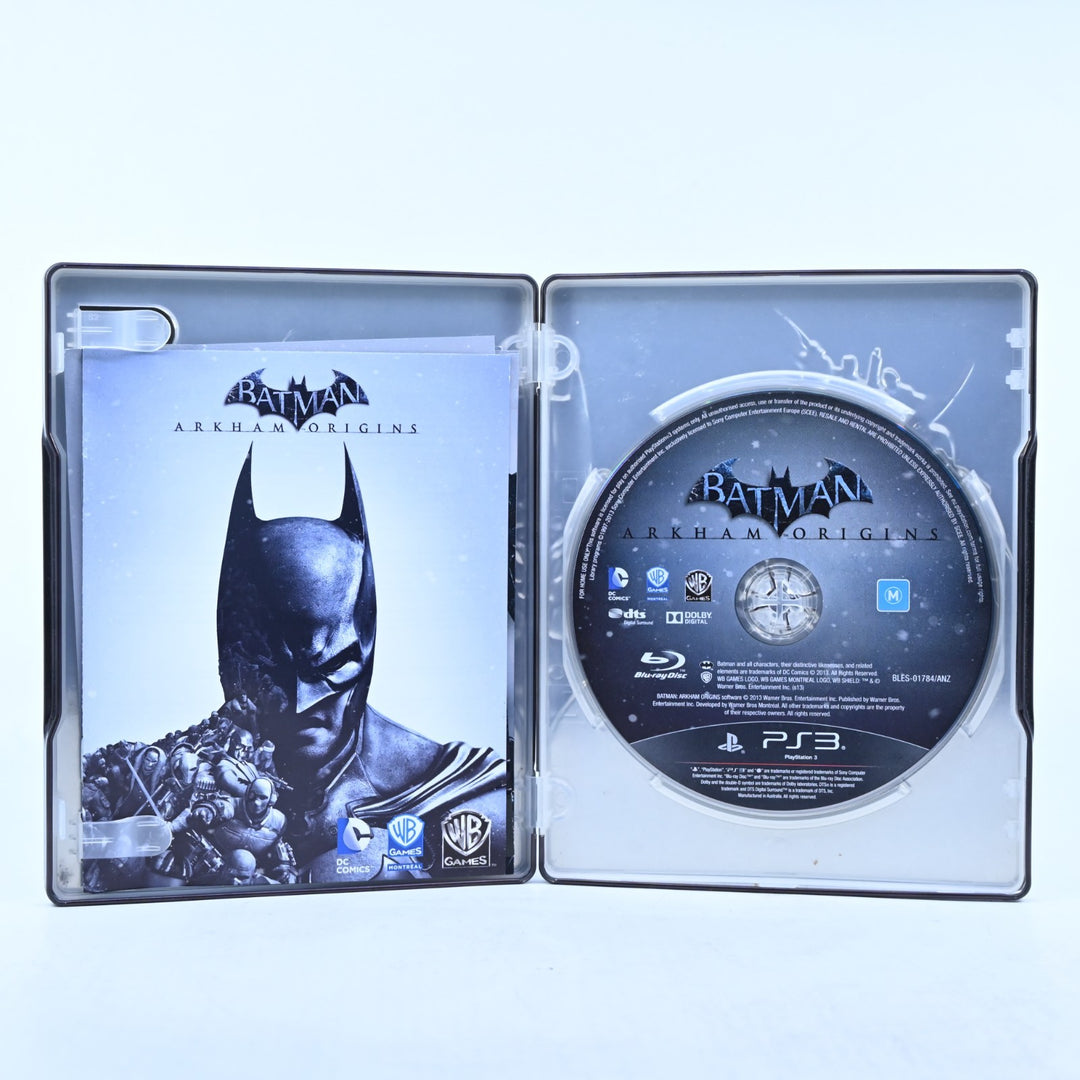 Batman: Arkham Origins - Collector's Edition - PS3 Game + Manual - Steelbook