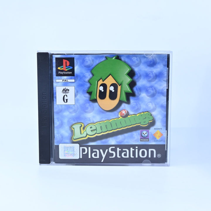 3D Lemmings - Sony Playstation 1 / PS1 Game + Manual - PAL - MINT DISC!