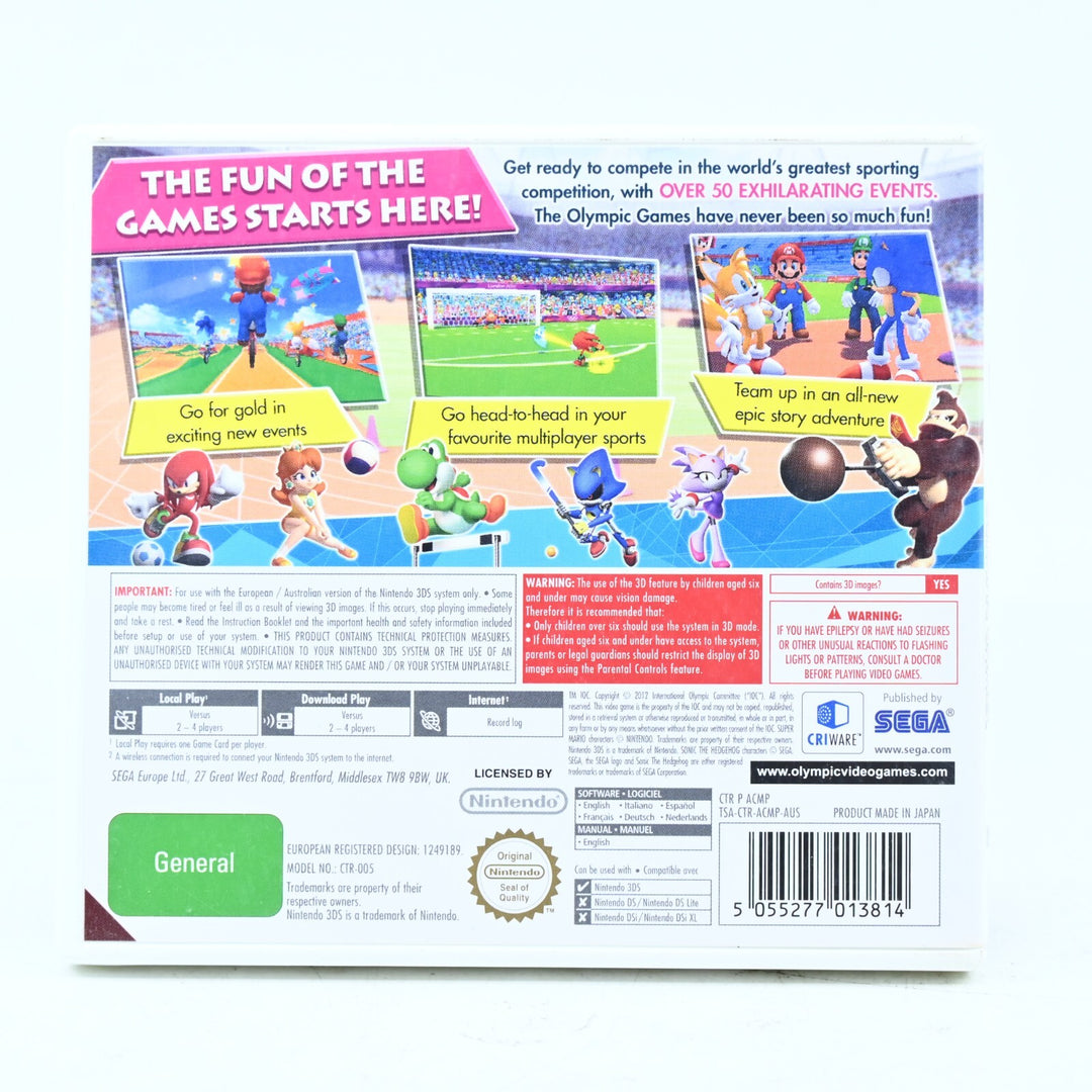 Mario & Sonic at the London 2012 Olympic Games - Nintendo 3DS Game - PAL