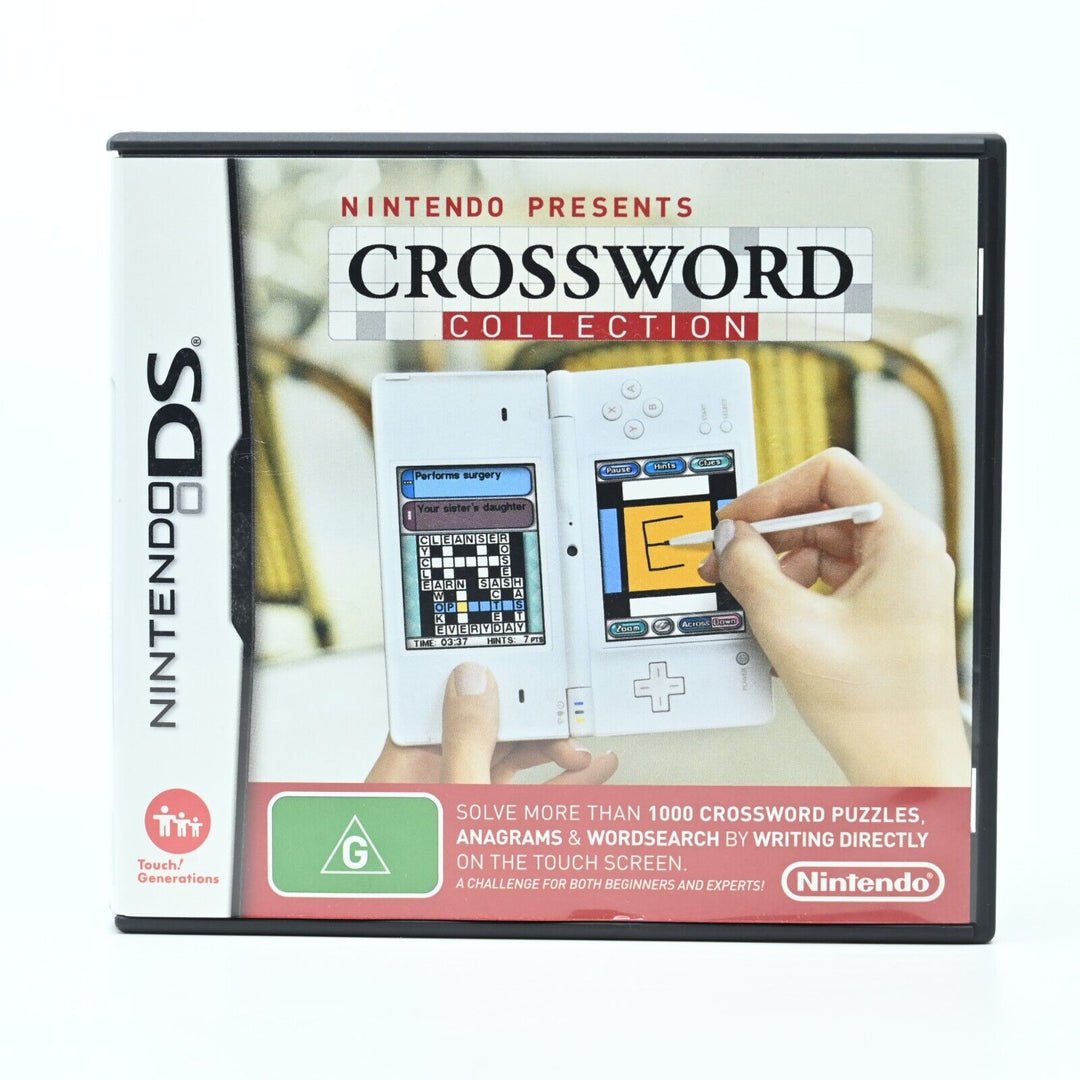 Crossword Collection - Nintendo DS Game + Manual - PAL - FREE POST!