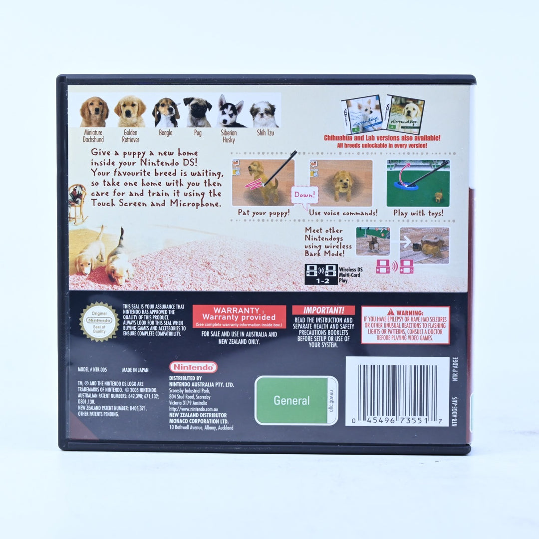 Nintendogs: Dachsund and Friends - Nintendo DS Game - PAL + Manual - FREE POST!