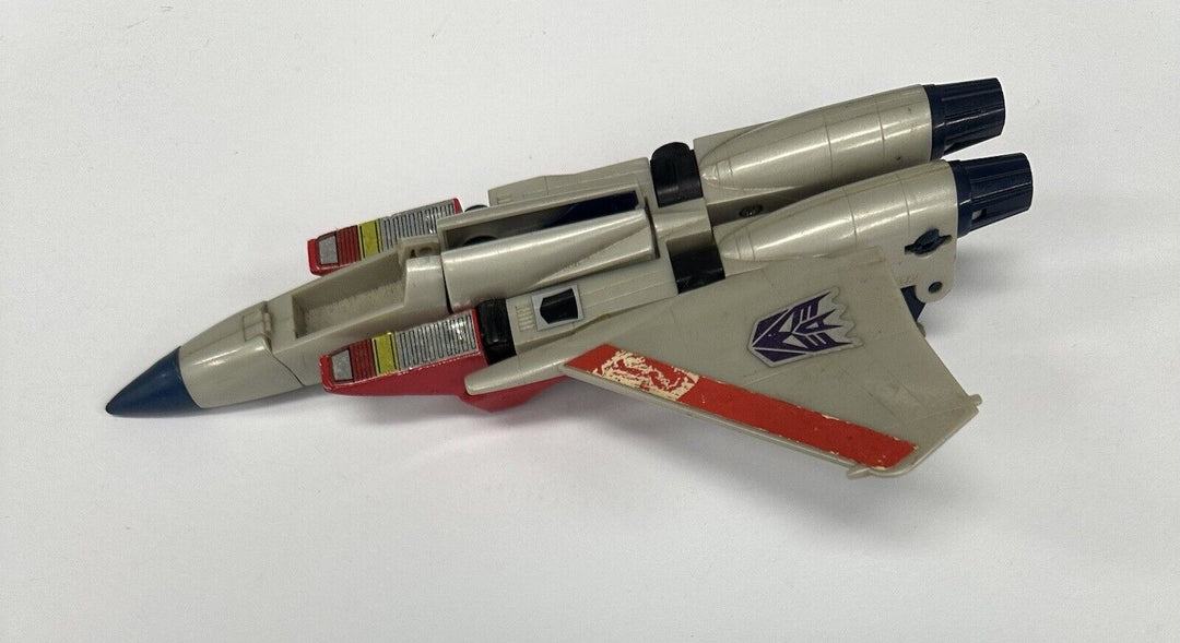 Starscream Vintage 1984 G1 Transformers Hasbro Incomplete Loose For Parts