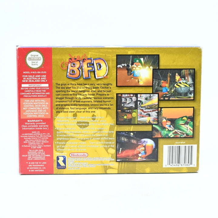 Conker's Bad Fur Day - Super Nintendo / SNES Game - PAL - FREE POST!