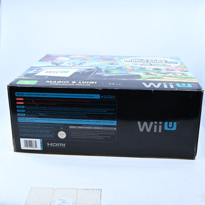 Mario & Luigi Premium Pack 32gb - Nintendo Wii U Boxed Console - PAL