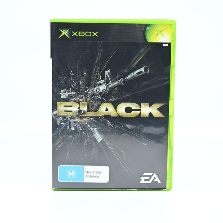 Black - Original Xbox Game + Manual - PAL - NEAR MINT DISC!