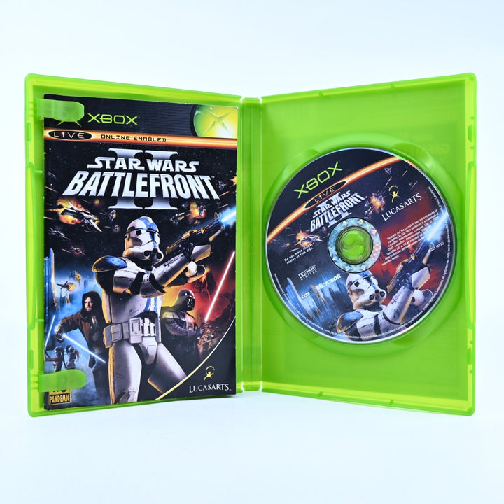 Star Wars Battlefront II - Original Xbox Game + Manual - PAL - MINT DISC!