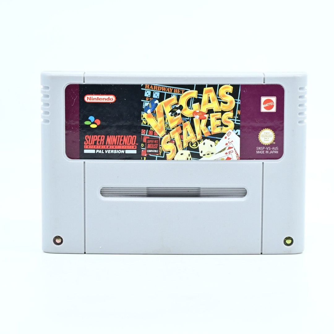 Vegas Stakes - Super Nintendo / SNES Game - PAL - FREE POST!