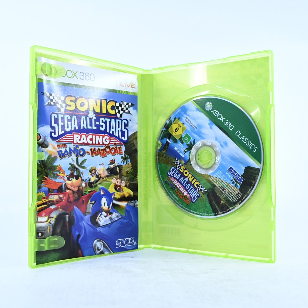 Sonic & Sega All-Stars Racing with Banjo & Kazooie - Xbox 360 Game + Manual