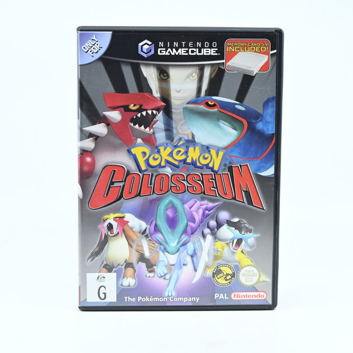 Pokemon Colosseum - Nintendo Gamecube Game + Manual + Memory Card! - PAL