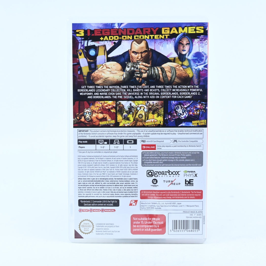 Borderlands Legendary Collection - USED CODE - Nintendo Switch Game - FREE POST!