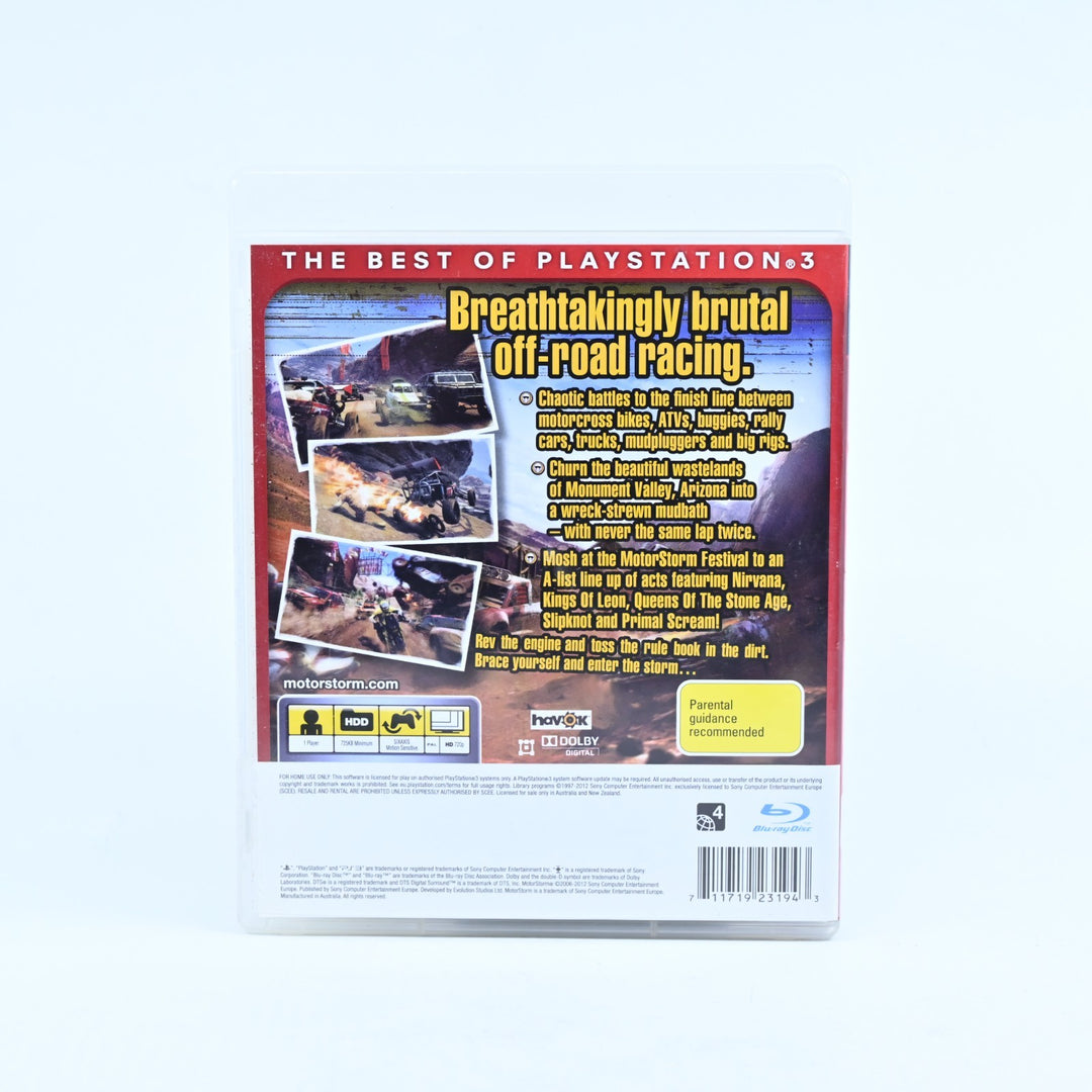 Motor Storm - Sony Playstation 3 / PS3 Game + Manual - FREE POST!