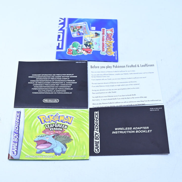 Pokemon LeafGreen Version - Nintendo Gameboy Advance / GBA Boxed Game - AUS PAL