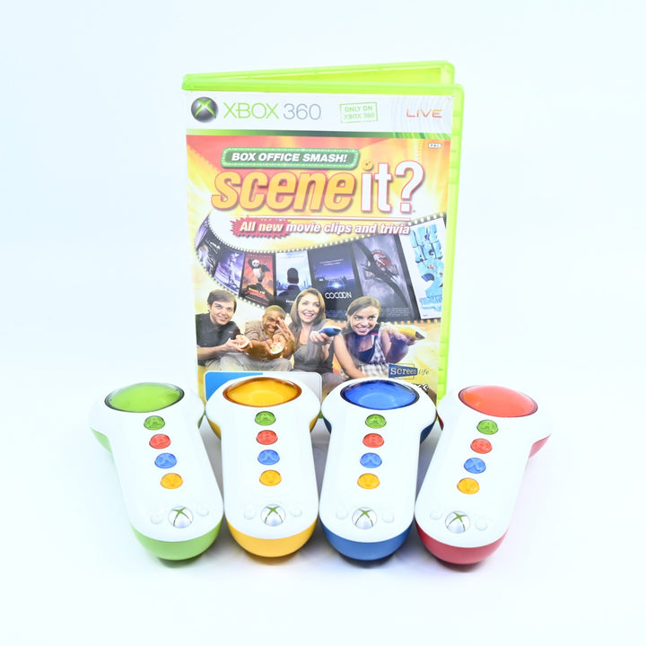 Scene It Wireless Buzzer Controllers + Game - No Receiver - Xbox 360 Accessory