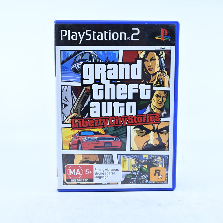Grand Theft Auto: Liberty City Stories - PS2 Game + Manual - No Map