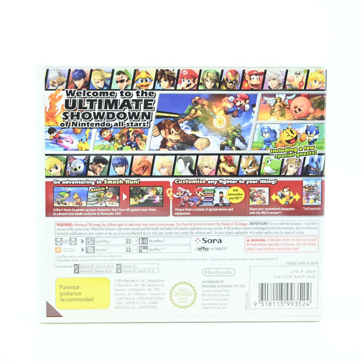 Super Smash Bros. for Nintendo 3DS - Nintendo 3DS Game - PAL - FREE POST!