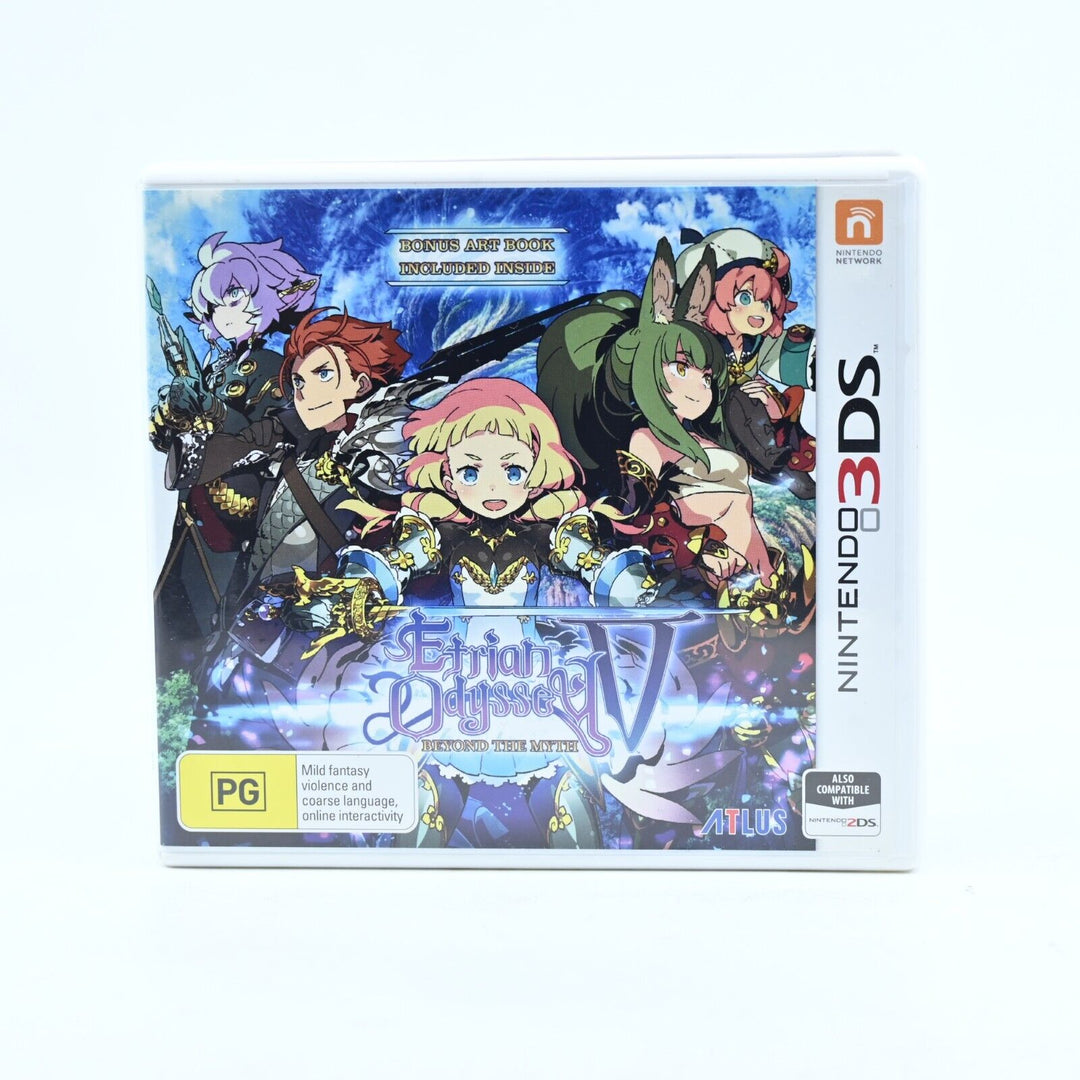 Etrian Odyssey V Beyond the Myth + Manual - Nintendo DS Game - PAL - FREE POST!