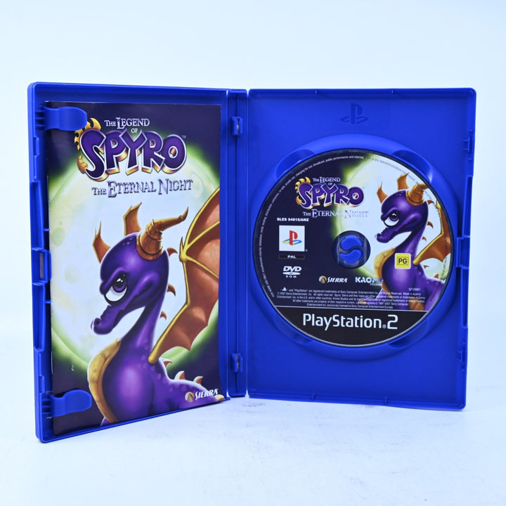 The Legend of Spyro: The Eternal Night - Sony Playstation 2 / PS2 Game + Manual