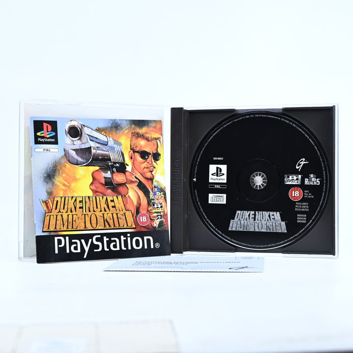 Duke Nukem: Time to Kill - Sony Playstation 1 / PS1 Game + Manual - PAL