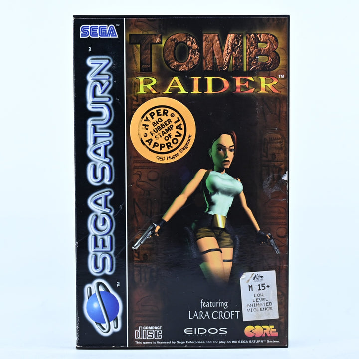 Tomb Raider - Sega Saturn Game + Manual - PAL - MINT DISC!