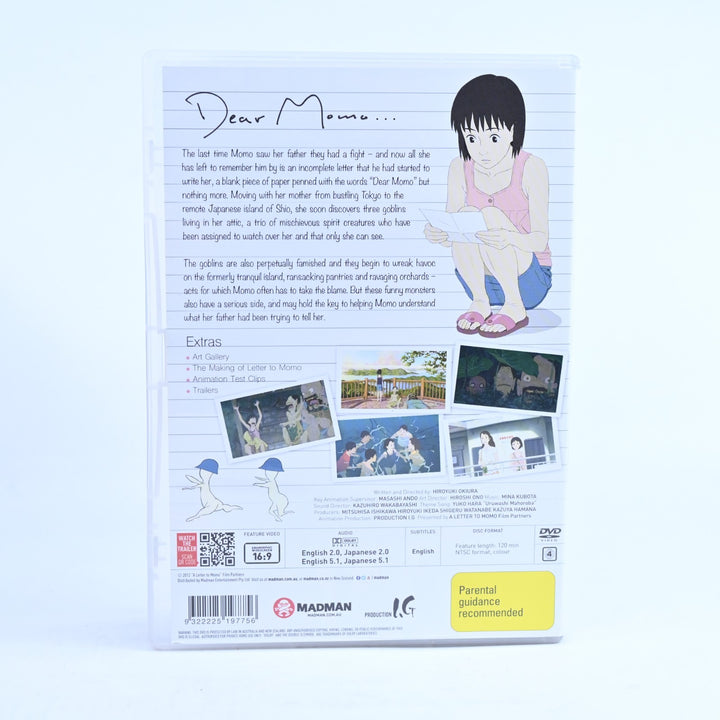 A Letter to Momo - Region 4 - Anime DVD