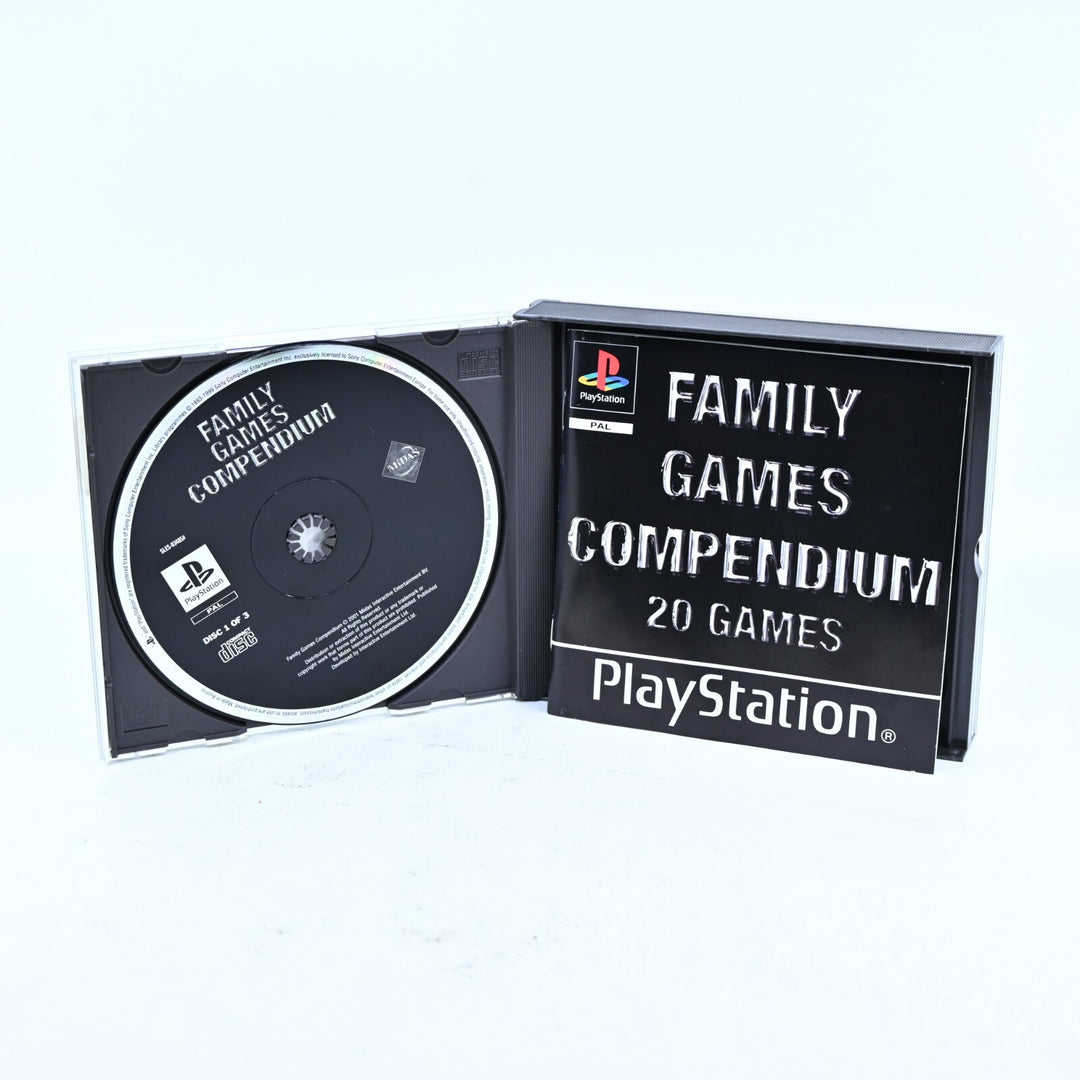 Family Games Compendium - Sony Playstation 1 / PS1 Game + Manual - PAL