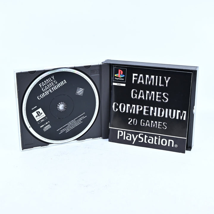 Family Games Compendium - Sony Playstation 1 / PS1 Game + Manual - PAL
