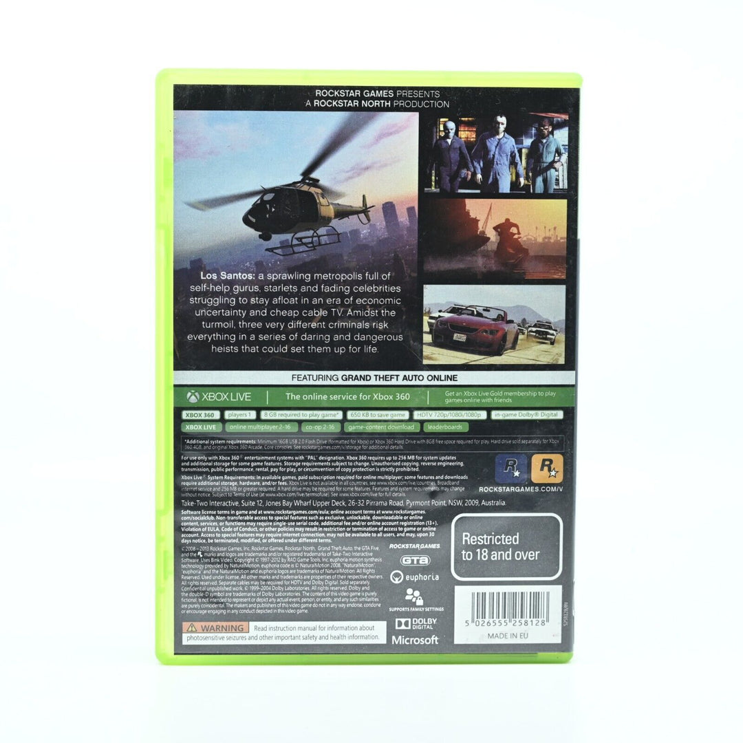 Grand Theft Auto V #2 - Xbox 360 Game - PAL - FREE POST!