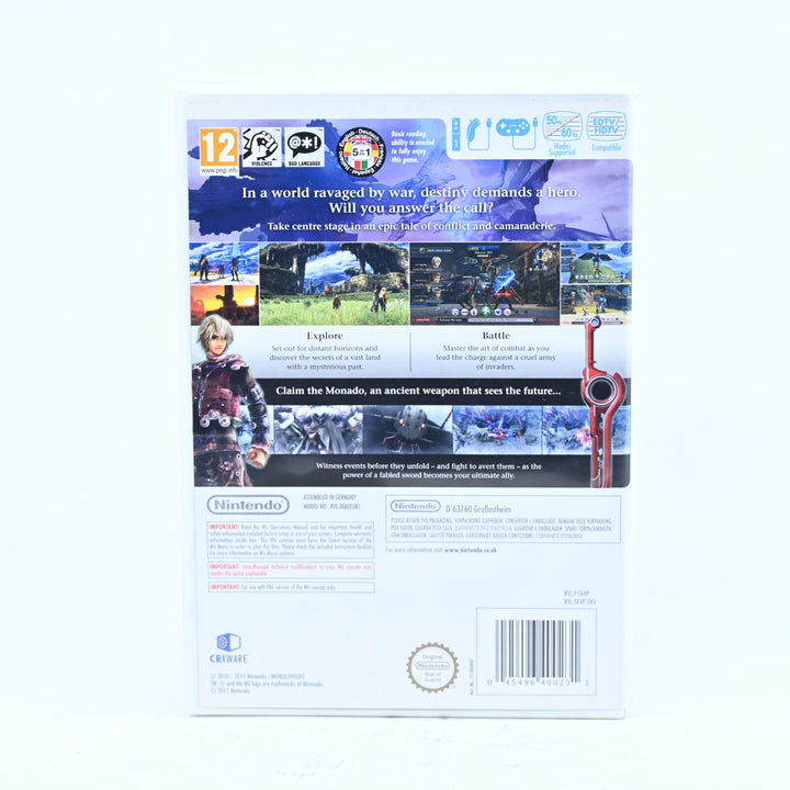 Xenoblade Chronicles - Nintendo Wii Game + Manual - PAL - MINT DISC!