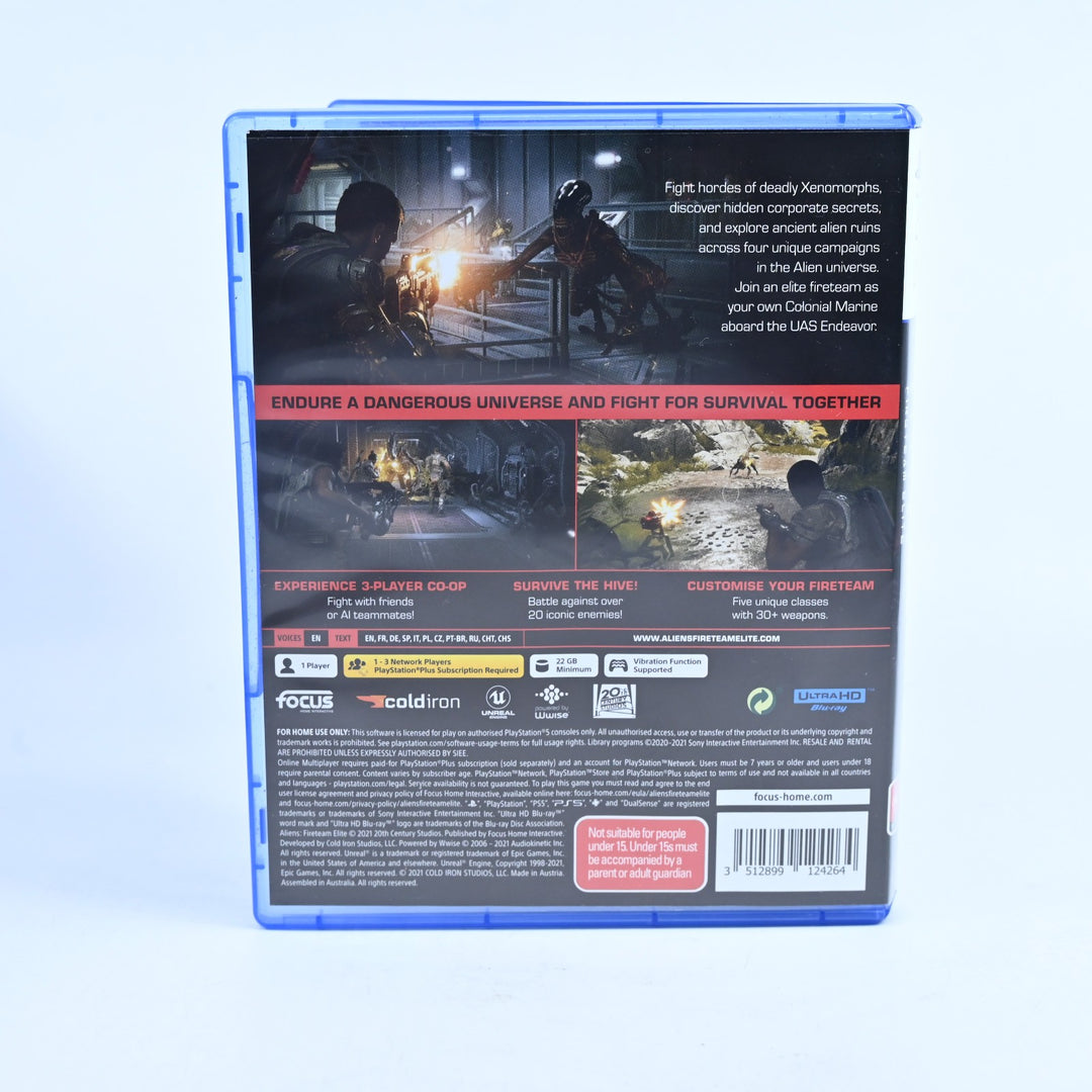 Aliens: Fireteam Elite - Sony Playstation 5 / PS5 Game - MINT DISC!