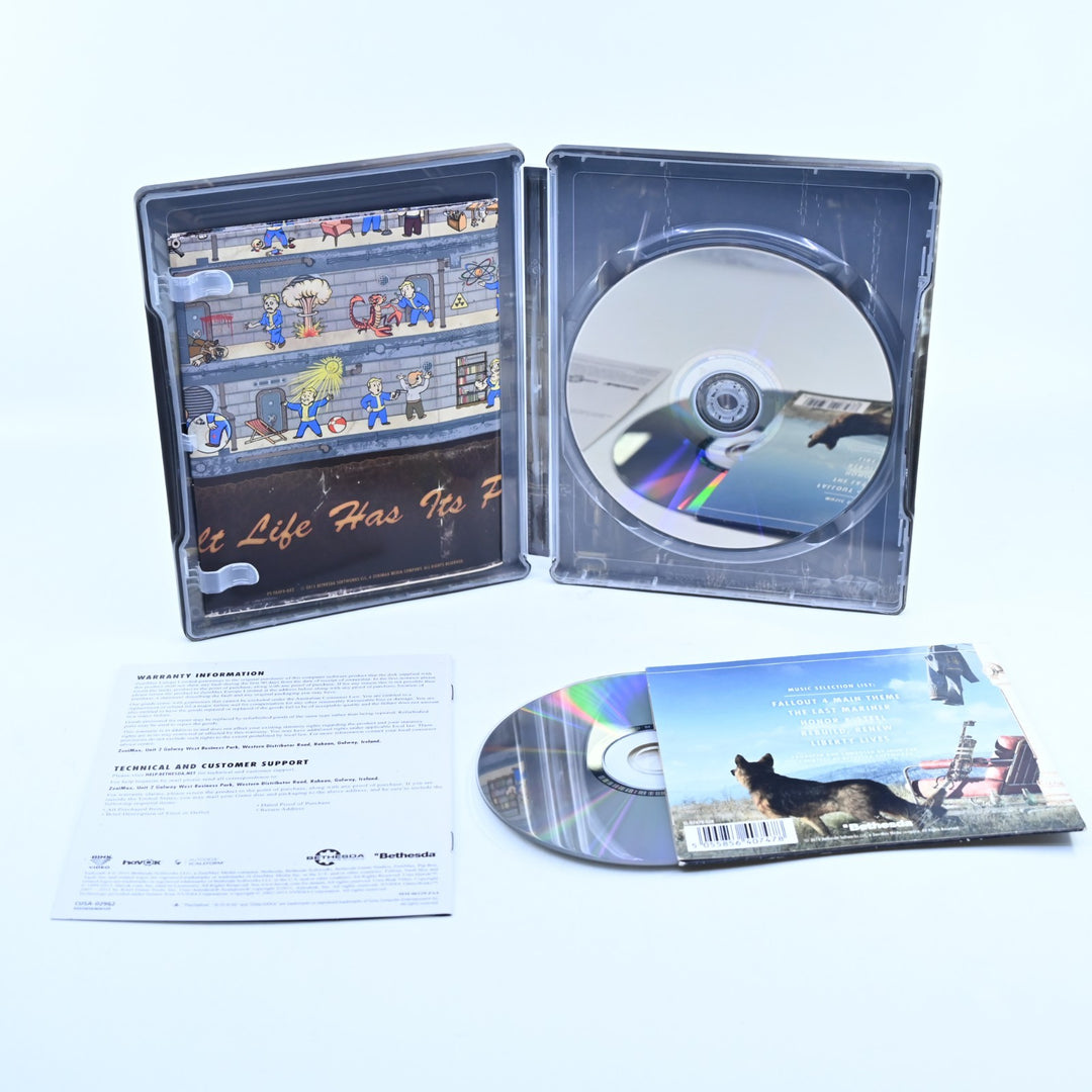 Fallout 4 - Sony Playstation 4 / PS4 Game + Steelbook + CD - MINT DISC!