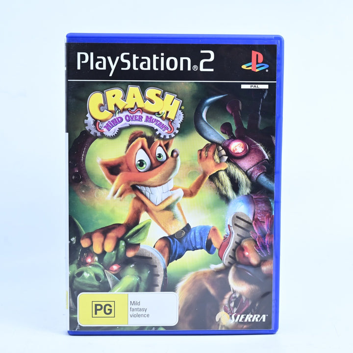 Crash Mind Over Mutant - Sony Playstation 2 / PS2 Game + Manual - PAL
