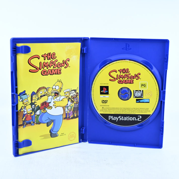 The Simpsons Game - Sony Playstation 2 / PS2 Game + Manual - PAL