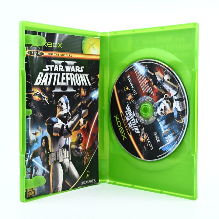 Star Wars Battlefront II - Original Xbox Game + Manual - PAL - MINT DISC!