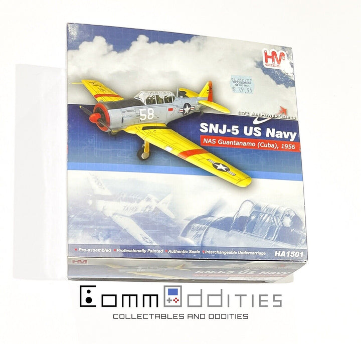 Hobbymaster HA1501 1:72 SNJ-5 US Navy NAS Guantanamo (Cuba) 1956 VGC Plane