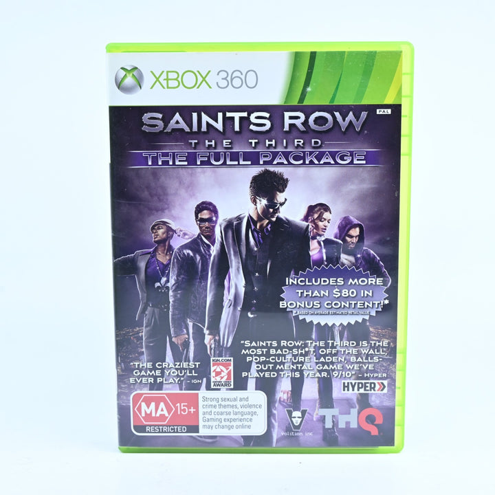 Saints Row The Third: The Full Package - Xbox 360 Game + Manual - PAL