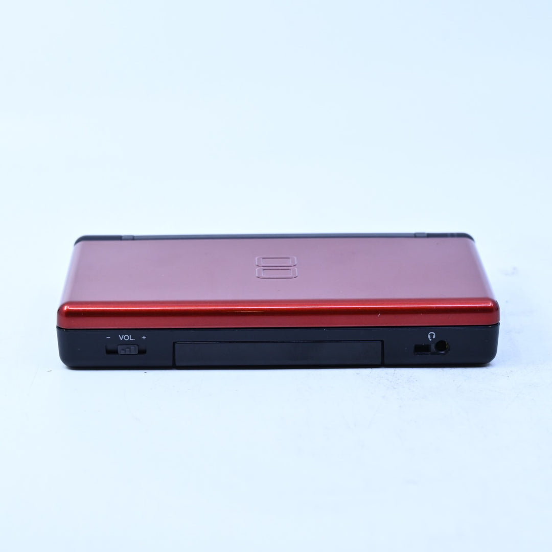 Black &amp; Crimson Red - Nintendo DS Lite Console - USG-001 - FREE POST!