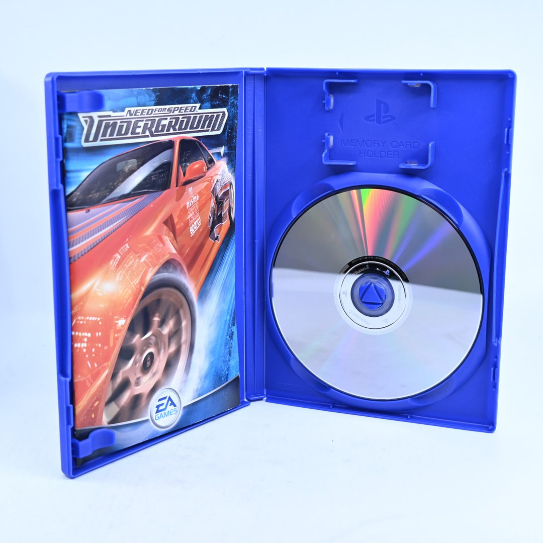 Need for Speed Underground - Sony Playstation 2 / PS2 Game + Manual - PAL