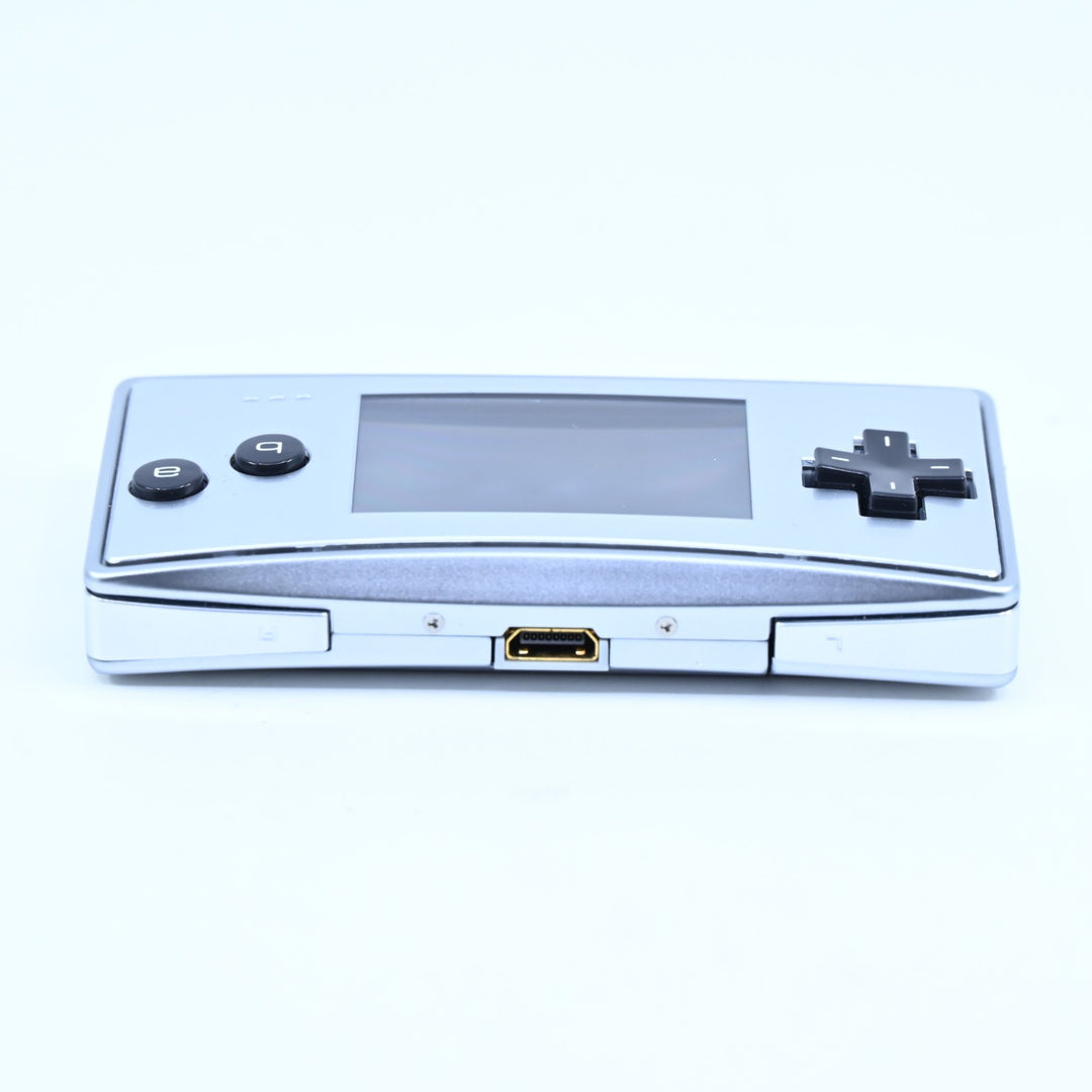 OXY-001 Silver - Nintendo Gameboy Micro Boxed Console - FREE POST!