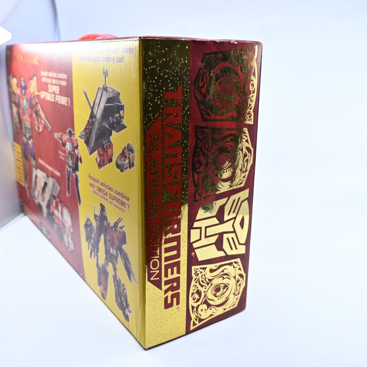 SEALED! Optimus Prime - Year of the Snake - Platinum Edition - Transformers Toy