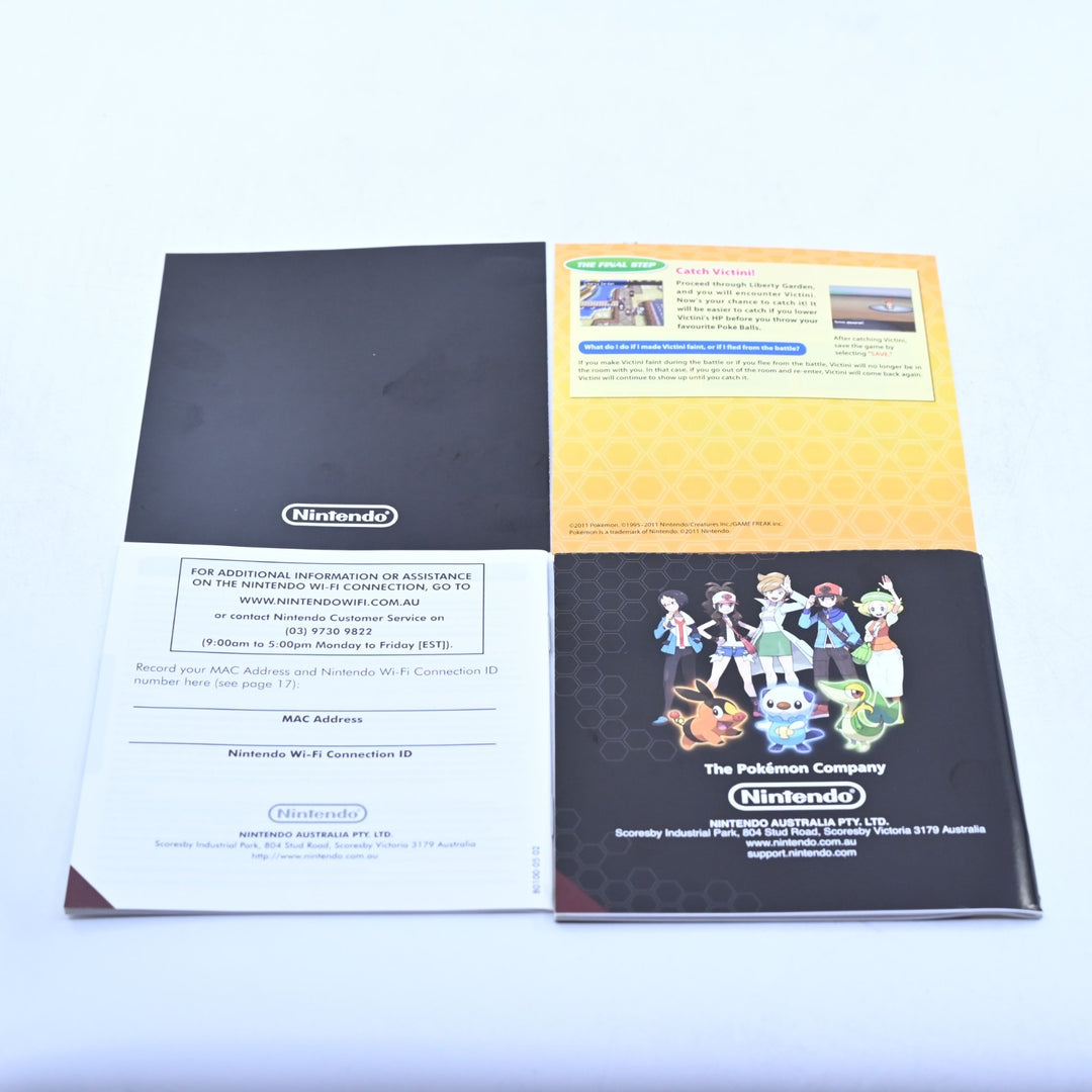 Pokemon Black Version - Nintendo DS Game - AUS PAL + Manual - FREE POST!