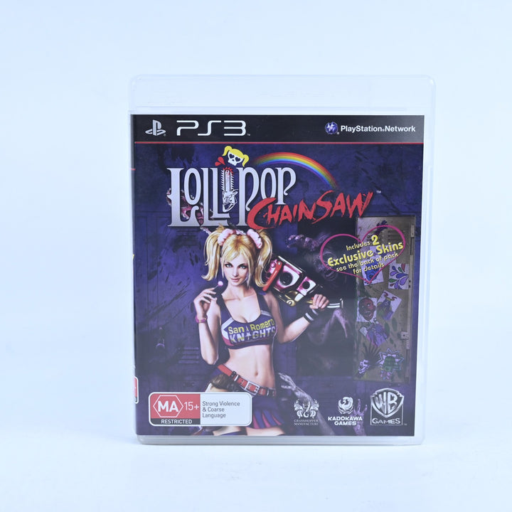 Lollipop Chainsaw - Sony Playstation 3 / PS3 Game + Manual - MINT DISC!
